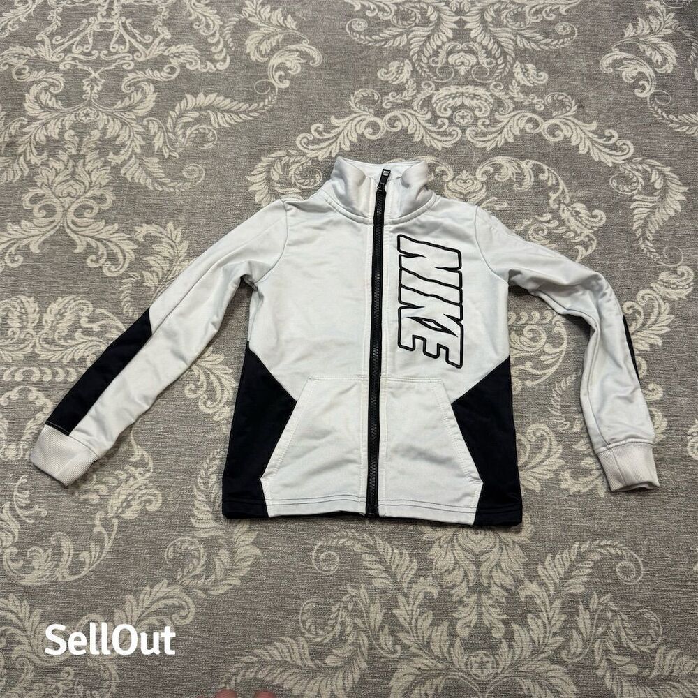 Nike Boys' Colorblock Full Zip Track Jacket Multicolor Size XS